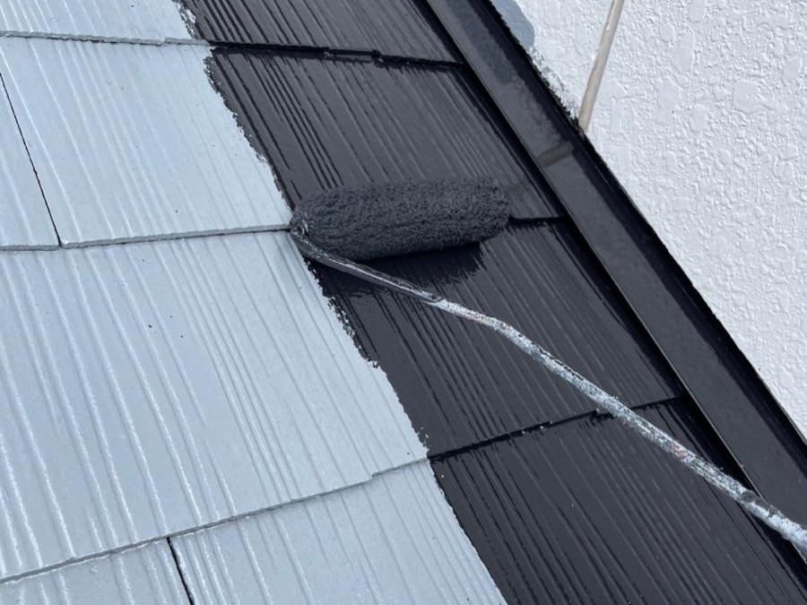 屋根　スレート　補修　塗装