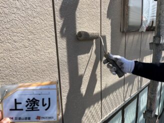 外壁上塗り